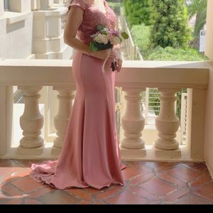 Pink dress , condition very good